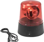 EUROLITE LED mini policinė &scaron;viesa 50603662 raudona &ndash; įkraunama per USB, baterijomis maitinamas kompakti&scaron;kas įspėjamasis žibintas