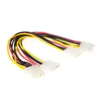 ACT AK3194 maitinimo kabelio i&scaron;skirstytuvas, Molex (4 kontaktų) į 4x Molex (4 kontaktų), ki&scaron;tukas/lizdas, 0,2 m