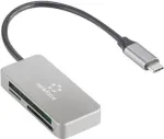 Renkforce RF-PCR-210 USB i&scaron;maniojo telefono / plan&scaron;etinio kompiuterio kortelių skaitytuvas (RF-5151020)