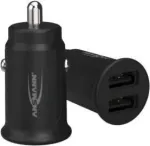 Ansmann CC212 automobilinis adapteris į cigarečių degtuką, 5 V, juodas (1000-0030)