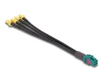 DeLOCK 90143 Mini FAKRA Z lizdo (keturgubo) ir 4 x SMA lizdų kabelis, B tipo