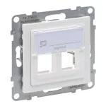 Legrand 765602 dengiamasis rėmelis / lizdo dangtelis Baltas