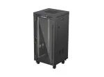 Stovimas serverio spintos rėmas LANBERG FF01-6624-12BL 24U 19 colių 600&times;600 mm, IP20, 1200 kg, juodas