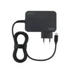 Mobilis Energia Charger 100W USB-C GaN maitinimo blokas ne&scaron;iojamam kompiuteriui ir plan&scaron;etei su 1,8 m kabeliu, juodas