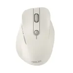 Belaidė de&scaron;iniarankė pelė ASUS MD105 MK-WH &mdash; RF + Bluetooth, 2400 DPI, ratukas, baterija, smėlio spalvos