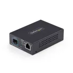 StarTech.com 10GbE kelių gigabitų atviras SFP+ &scaron;viesolaidinis keitiklis, 10G/5G/2.5G/1G/100M, varis į 10GBASE-X SFP+, vienmodis, daugiamodis, 16K džemperių rėmai, TAA