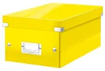 Leitz Click & Store WOW DVD dėžutė, geltona, kartoninė, 206x352x147 mm