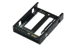 QNAP QDA-A2AR - Internes RAID-Geh&auml;use - 3.5 to 2 x 2.5 (8,9 cm bis 2 x 6,4 cm) - RAID 0, 1, JBOD - SATA 6Gb/s