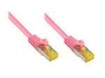 Tinklo kabelis Alcasa 50m Cat7 RJ-45 Violetinis S/FTP (S-STP)