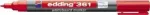 Markeris Edding 4-361002 raudonas