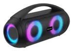 Denver BTG-618 ne&scaron;iojamas Bluetooth vakarėlių garsiakalbis 200W su LED &scaron;viesomis, juodas