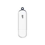 Silicon Power Blaze B32 USB Flash Drive 128GB USB 3.2 Gen 1 White Navy Blue Trim