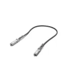SFP+ tiesioginio prijungimo kabelis UBIQUITI UACC-DAC-SFP10-0.5M &mdash; 0,5 m, 10 Gbit/s, SFP+ ki&scaron;tukas-ki&scaron;tukas, juodas