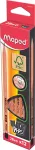 Maped BLACK'PEPS Graphite Pencils 2B Black/Wood 12-Pack