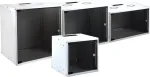 EFB Elektronik 19 inch 15U Wall Mount Network Cabinet Basic, Depth 600 mm, Single-Section, Flat Pack, RAL 9010 (Pure White)