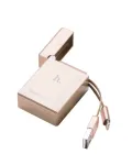 Hoco Apple Lighter UPL17 Gold USB-A į Lightning laidas 1,2 m