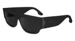 Victoria Beckham VB666S5516001 moteri&scaron;ki kvadratiniai akiniai nuo saulės &ndash; juodo acetato rėmelis, juodi polikarbonatiniai lę&scaron;iai, 55/16/145 mm