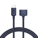 TECH-PROTECT MMC01 ULTRABOOST magnetinis MacBook kabelis USB-C į MagSafe 3, 140W, 2m, Midnight Blue