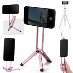 KF 3-in-1 Magnetinis telefono laikiklis &ndash; trikojis, rankena, stalinis stovas, skirtas iPhone MagSafe, rožinis
