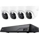 Reolink NVS8-12MD4 8 kanalų 12MP PoE NVR apsaugos kamerų sistema su 4 kameromis
