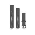Garmin Quick Release 18 mm silikoninis laikrodžio dirželis, Gravel Grey, 010-13256-00