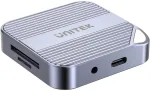 UNITEK MagSafe kortelių skaitytuvas USB-C 3.2 Gen 1 SD/Micro SD Space Gray S1244CGY01