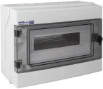 ELEKTRO-PLAST OPAT&Oacute;WEK Hermetinė modulinė skirstomoji spinta 12 modulių, pavir&scaron;inio montavimo (N+PE) IP65 RH-12