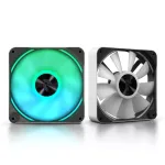 APNX FP2-120 PWM ARGB baltas korpuso ventiliatorius, 120 mm, 500&ndash;1800 aps./min., 83,85 CFM, 34,8 dB