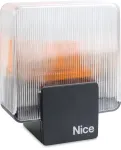 NICE ELAC LED mirksintis &scaron;viestuvas su įmontuota antena 90-230V Oranžinis