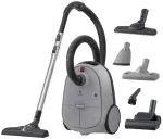 Cikloninis dulkių siurblys Electrolux EB61A5UG &mdash; 3,5 l dulkių mai&scaron;as, 750 W, 12 m spindulys, turbo &scaron;epetys, nerūdijančio plieno teleskopinis vamzdis