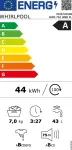 Whirlpool WAM762WBBPL 7 kg 1200 aps./min skalbimo ma&scaron;ina su 6th Sense technologija, FreshCare+, Clean+, 14 programų, LED ekranu, vaikų užraktu, atidėto paleidimo funkcija, energijos klasė C, balta