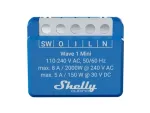 Shelly Qubino Wave 1 Mini LR i&scaron;manusis jungiklis Z-Wave mėlynas