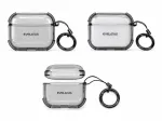 Evelatus Apple AirPods 4 TPU apsauginis dėklas, permatomas juodas