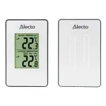 ALECTO WS-1050 belaidė meteorologinė stotis su lauko davikliu, balta