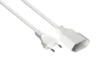 Kabelmeister Euro ilgintuvas CEE 7/16 ki&scaron;tukas į lizdą, baltas, 0,75mm&sup2;, 3m