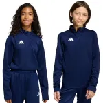 Vaiki&scaron;ka sportinė striukė adidas Entrada 26 Training Top tamsiai mėlyna JZ6638 116cm