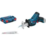 Bosch GSA 12V-14 Professional akumuliatorinis kardinis pjūklas, 12 V, be akumuliatoriaus, mėlynas/juodas