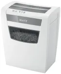 LEITZ IQ Home Office S P-4 dalelių pjaustymo dokumentų smulkintuvas, 8 lapai, 10 L, baltas (80360000)