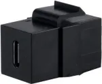 SHIVERPEAKS S/CONN maximum connectivity USB-C 3.1 Keystone adapteris, 10Gbps, moteri&scaron;kas-moteri&scaron;kas, juodas (08-10040)