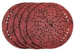kwb 490704 125 mm &scaron;lifavimo diskai, grūdėtumas 40, 5 vnt., 8 skylių kibioji juosta, aliuminio oksidas