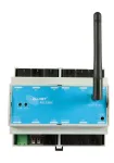 ALLNET ALL3505v2 IP pastatų automatizavimo valdiklis su 8 jutiklių prievadais, DIN bėgio montavimas