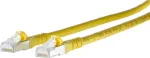 METZ CONNECT 1308450377-E Cat6a S/FTP tinklo kabelis, geltonas, 0,3 m