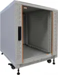 IT-BUDGET 19 inch Tinklo spintelė SRK 12U 600x800 mm &Scaron;viesiai Pilka I&scaron;ardoma su Stiklinėmis/Vientisomis Durimis
