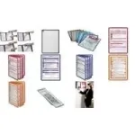 DURABLE Display Panel Index Tabs 58 mm, permatomi, 10 vnt. paketas 560919