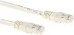 ACT Cat6a U/UTP tinklo kabelis, 0,25 m, dramblio kaulo spalvos, RJ45, 10 Gbps, 500 MHz IB3352