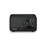 Sangean WR-8 FM radijas su tikro medžio korpusu, Midnight Oak