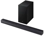 Samsung HW-B450F/EN 2.1 kanalo garsiakalbis su Bluetooth ir belaidžiu žemų dažnių garsiakalbiu, 300 W RMS, Dolby Audio, ARC