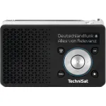 TechniSat DigitRadio 1 A 0100/4997 skaitmeninis radijas, DAB+/FM, RDS, 40 įsimenamų stočių, ASA perspėjimo funkcija, juodas/sidabrinis