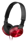 Ausinės Sony MDR-ZX310AP, laidinės, 10&ndash;24000 Hz, su mikrofonu, raudonos