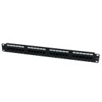 StarTech.com 24 prievadų 1U stovo montavimo Cat 6 110 pataisų skydelis, RJ-45, juodas, RoHS, CE, ETL, UL